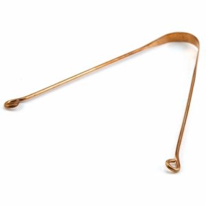 Medená škrabka na jazyk